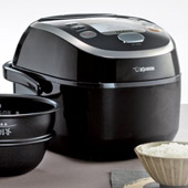 ZOJIRUSHI  圧力IH炊飯ジャー　南部鉄器　【極め羽釜】 NP-QS06