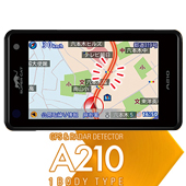 Yupiteru  GPS&レーダー探知機　SUPER CAT　３年間保証付　A210