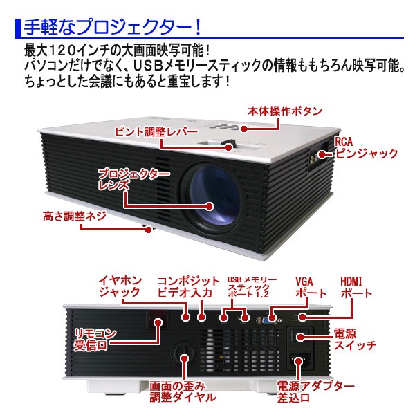 LED Projector FF-5547