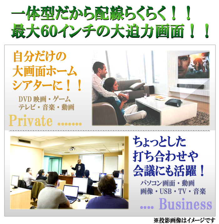 DVD一体型プロジェクター FF-5555